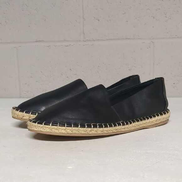 The Drop Black Espadrille Flats Size 10 NWT – Vacation, Resort, Coastal Chic - Picture 1 of 8